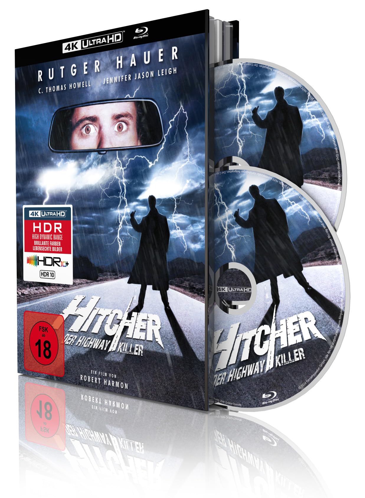 Hitcher, der Highway Killer - 2-Disc Limited Collector's Edition Mediabook (4K Ultra HD + Blu-ray) (Fernsehjuwelen)