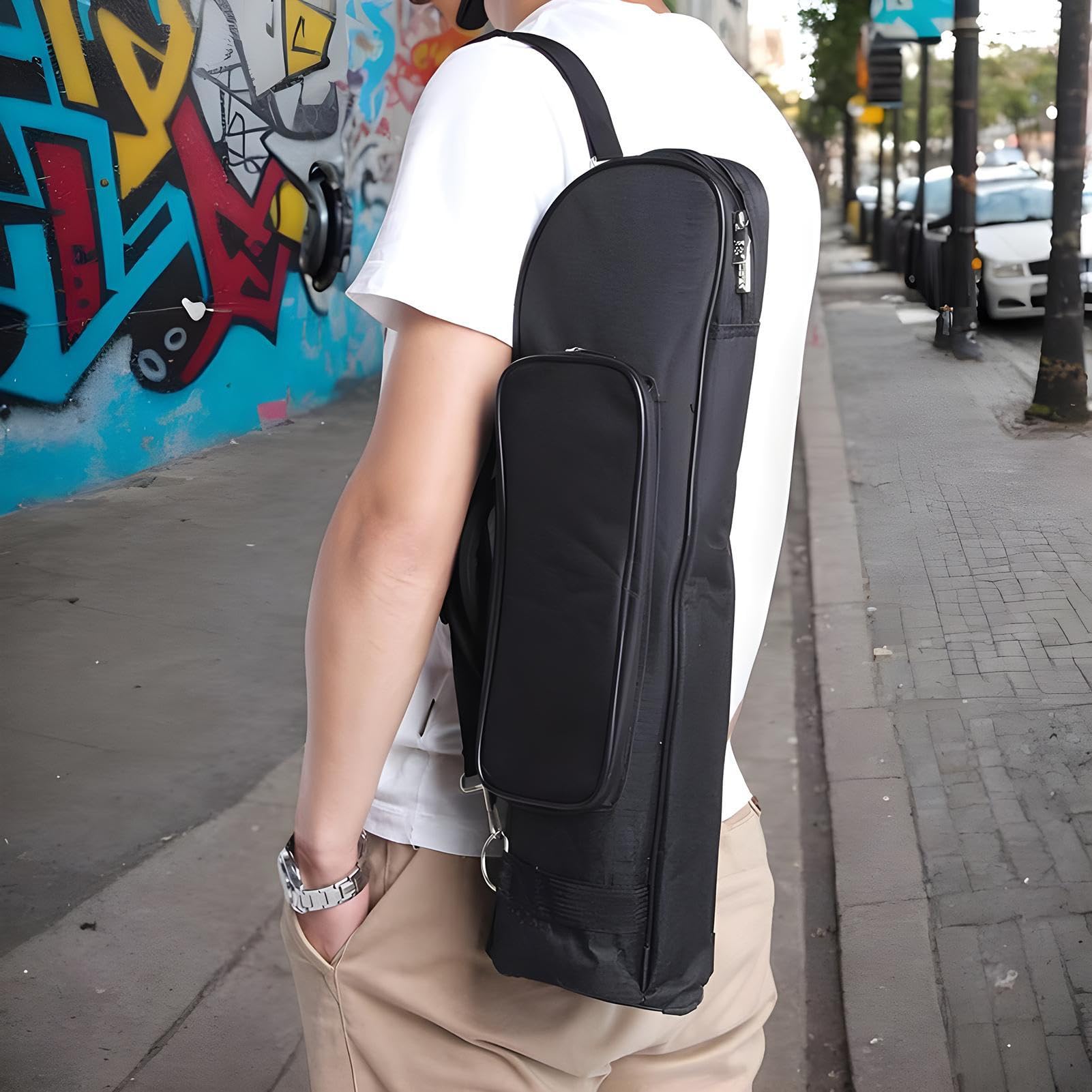 Étui de Transport pour Trompette, Sac de Transport pour Trompette - Étui à Dos pour Trompette de Transport | Pochette Trompette à bandoulière avec Double Fermeture éclair pour Hommes Femmes