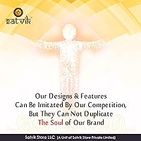 Vista 2 de SATVIK - 200 mechas redondas de algodón hechas a mano para Puja Pooja Jyot Batti para lámpara de aceite Diya para Diwali Deepawali Diya. Ideal