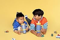 Vista 8 de Ello Oasis - Vaso para niños de 410 ml de acero inoxidable con asa y pajita retráctil, 100% a prueba de fugas, de doble pared con aislamiento al