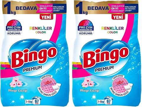 Bingo Konsantre 7+1 Kilogram Premium Renkli (2 paketi)