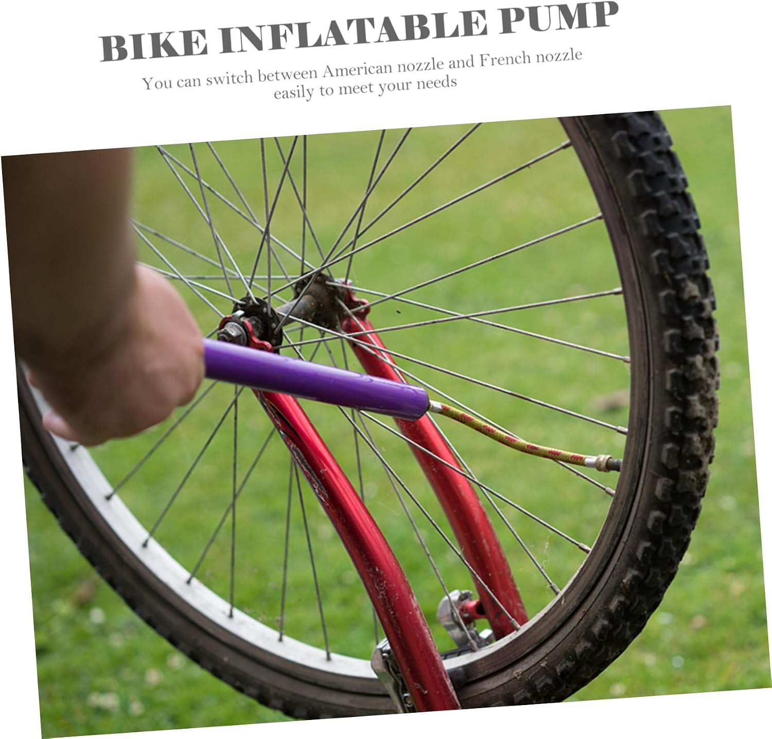 Mini High Pressure Bike Air Pump Set for Basketball and Balls image 2