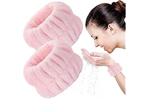 2pcs Wrist Bands for Washing Face: Wash Wristbands Wrist Towels
