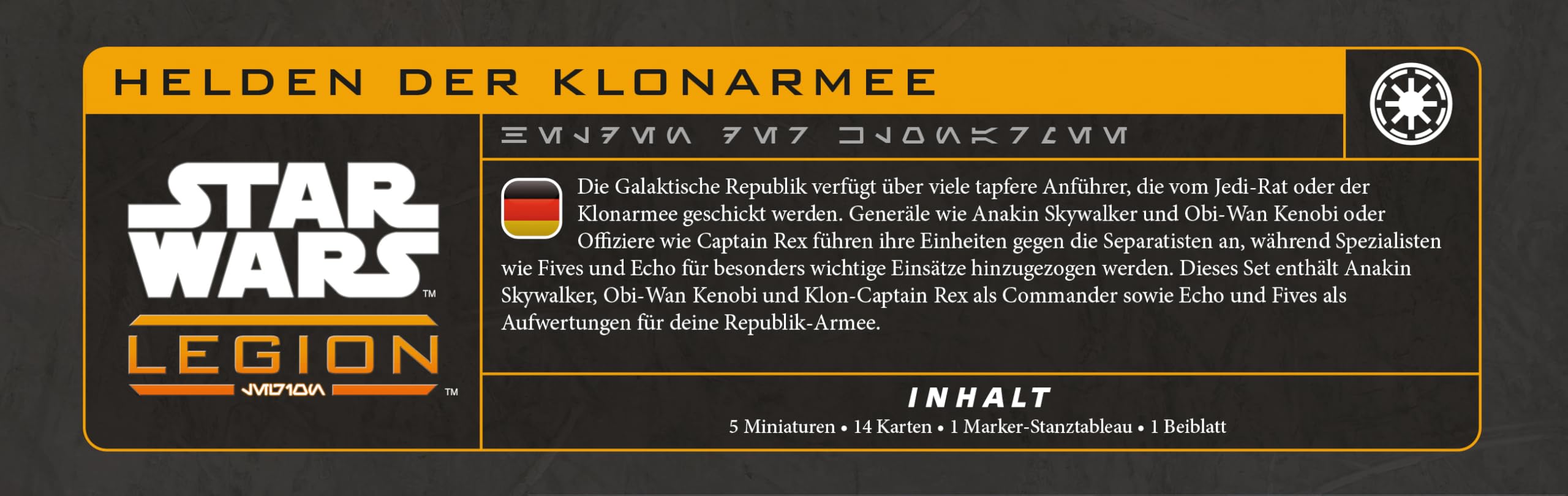 Asmodee Star Wars: Legion Heroes of the 501. Gra miniaturowa Wiek 14+ 2 graczy 90 minut