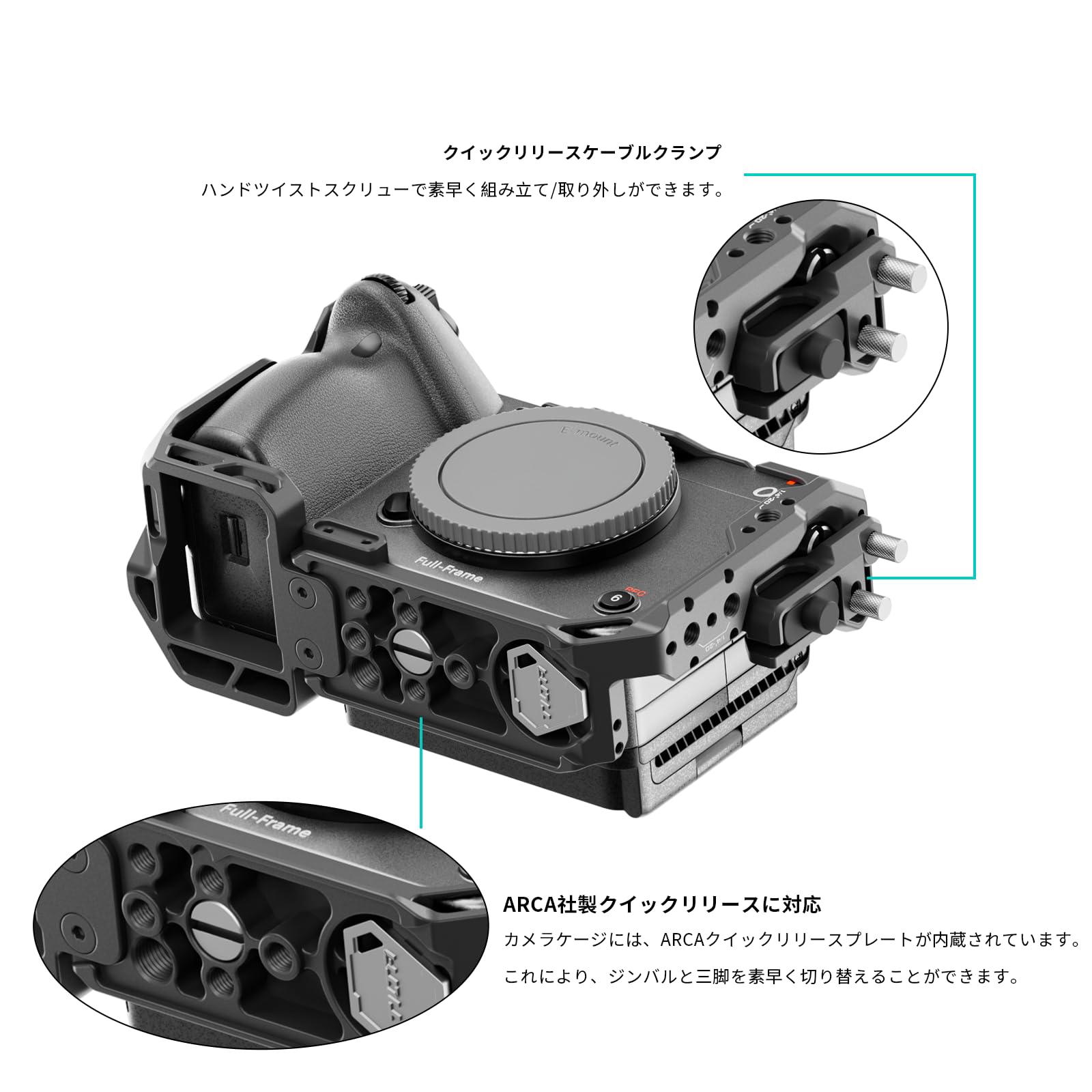 Amazon.co.jp: TILTA カメラケージ FX3 FX30 Xenoトップハンドル