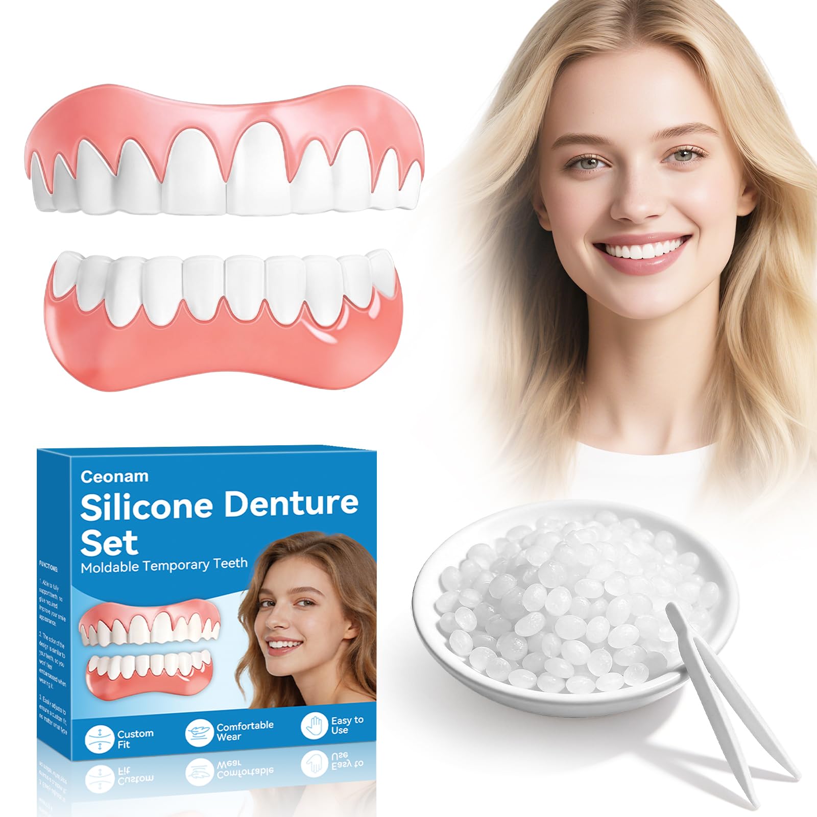 Photo 1 of Ceonam Moldable Denture Kit