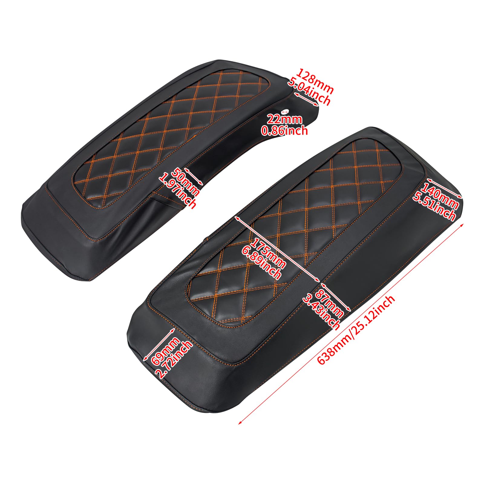 Amazon | HDBUBALUS バイク サイドケースカバー サドルバッグ 蓋 