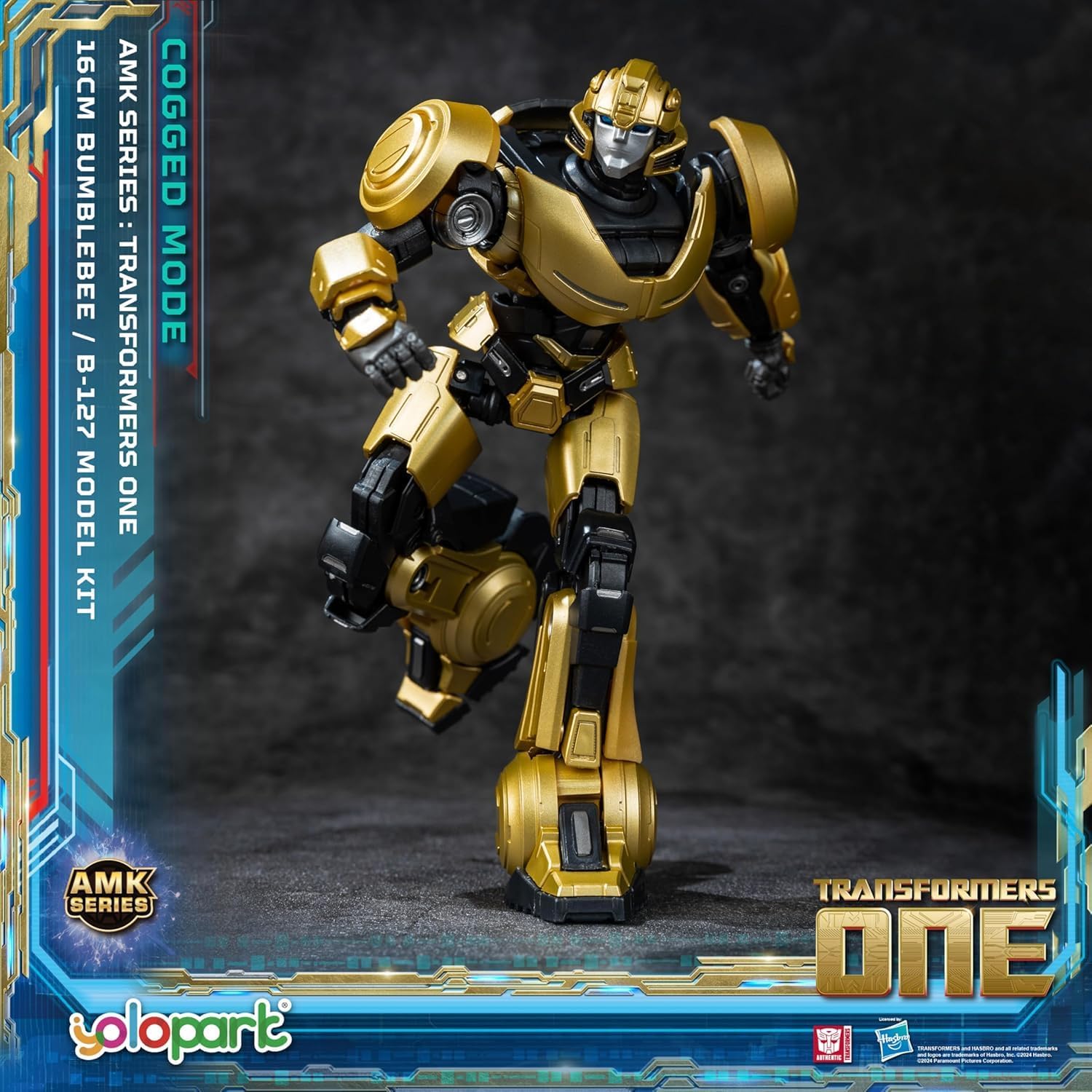 YOLOPARK Bumblebee Transformers Toy (B-127) Cogged Mode,6.3 Inch Highly Articulated Transformers One Action Figures,No Converting Transformer Toys for Kids Ages 8 and Up