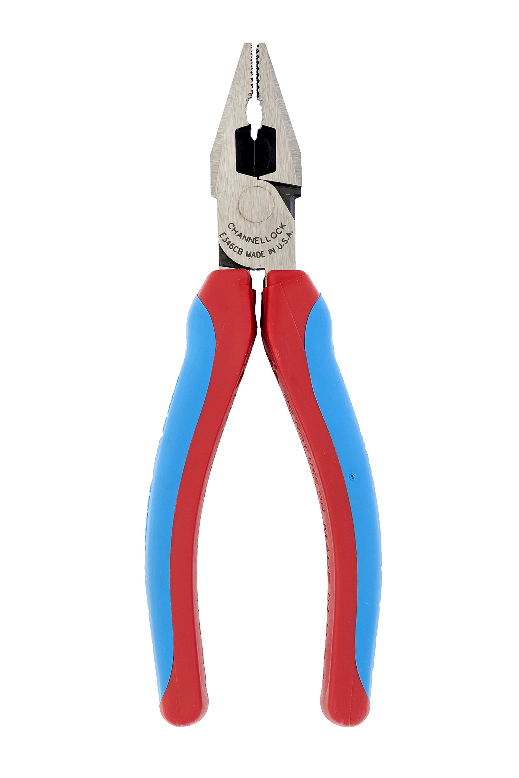 Channellock E346CB E Series 6-Inch Combination Plier with XLT Joint and Code Blue Grips
