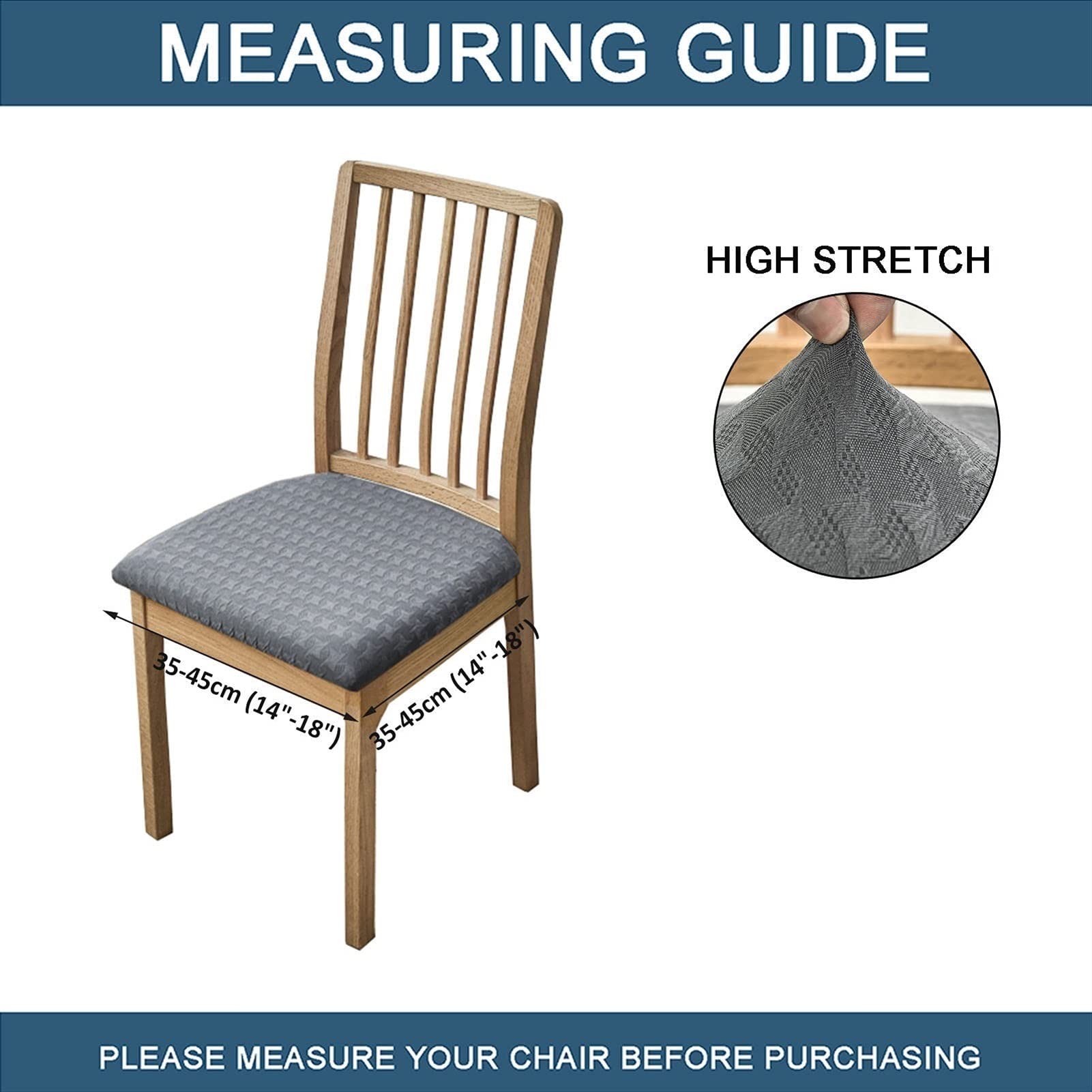 Set van 1/2/4/6/8 stretch eetkamerstoelhoezen halverwege de eeuw moderne gebogen rugleuning accentkrukken hoes fauteuil hoes stoelbeschermers voor woonkamer slaapkamer ijdelheid lezen 4PCS F