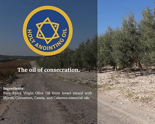 Miniatura 4 de Aceite de unción sagrada de Israel, botellas de aceites espirituales sagrados de Jerusalén bendecidas, hechas a mano con ingredientes naturales y