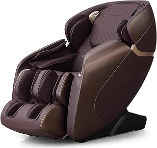 Relaxe Zero Gravity Shiatsu Massage Chair with Heating (SL-Track) (Brown) - Buy now