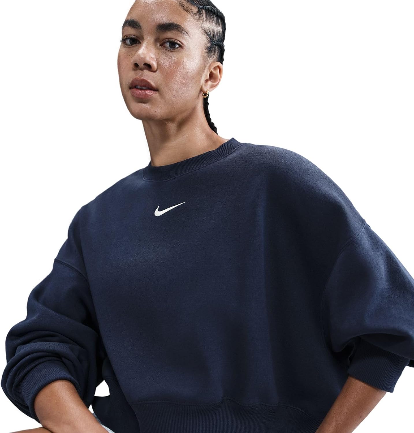 Nike womens Sportswear Phoenix Fleece Over-oversized Crew Neck Sweatshirt - Image 5