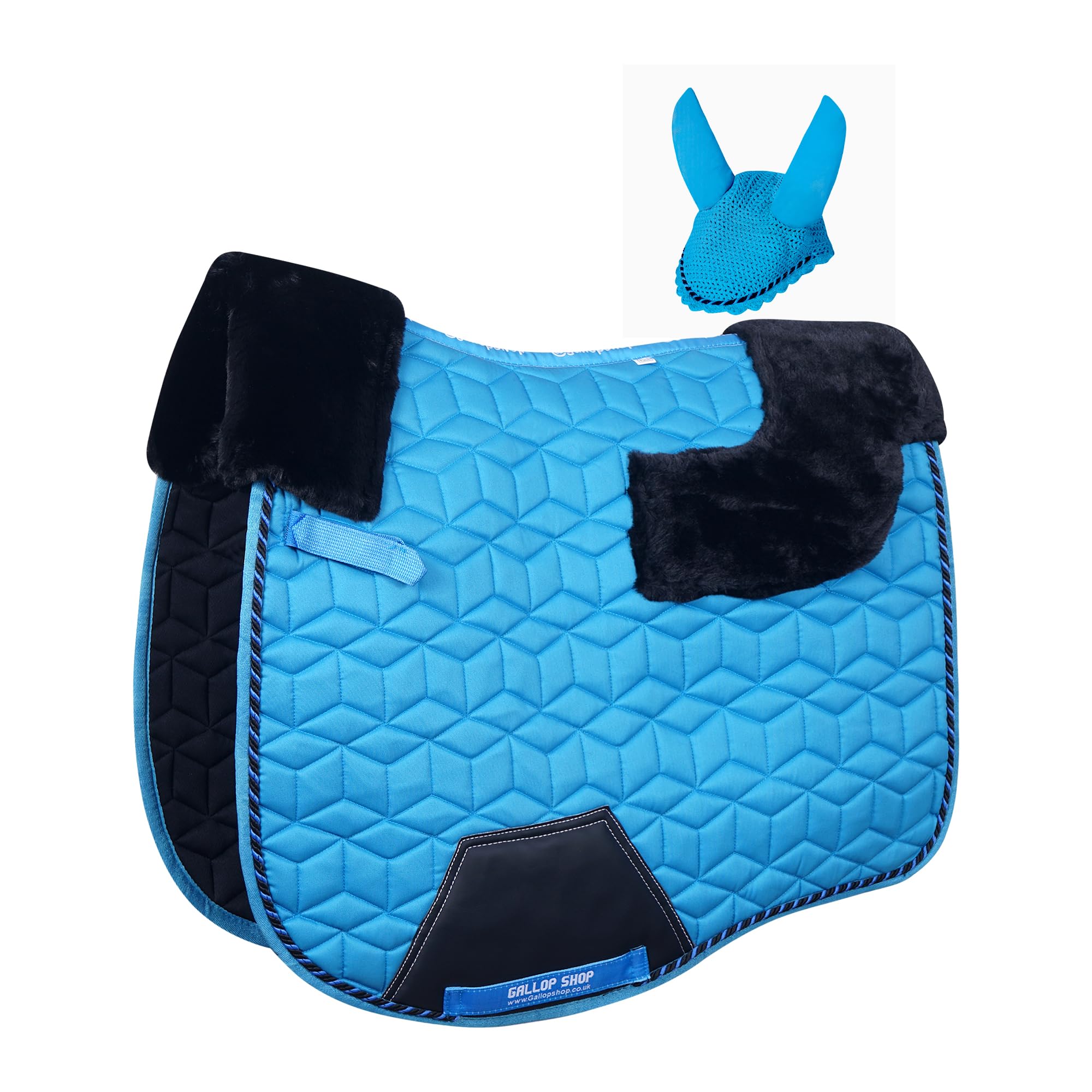 GP Saddle Pad Fur Eldorado / Horse Pad / Horse Saddle Pad (Aqua, Full)