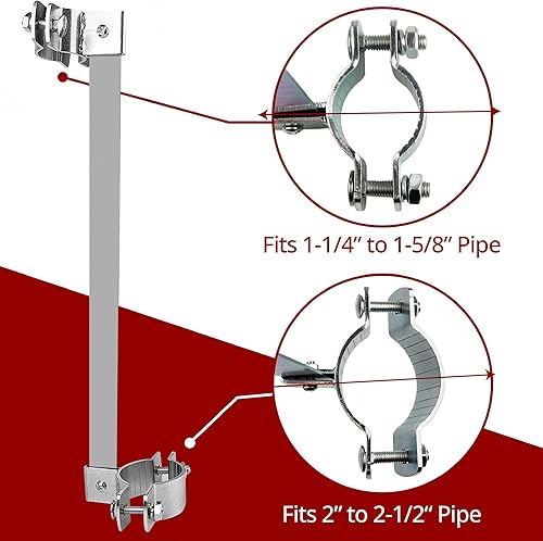 Miniatura 2 de Cierre automático de puerta con barra de acero resistente, bisagras de puerta de cierre automático, ideal para puerta de metal en el aire libre como