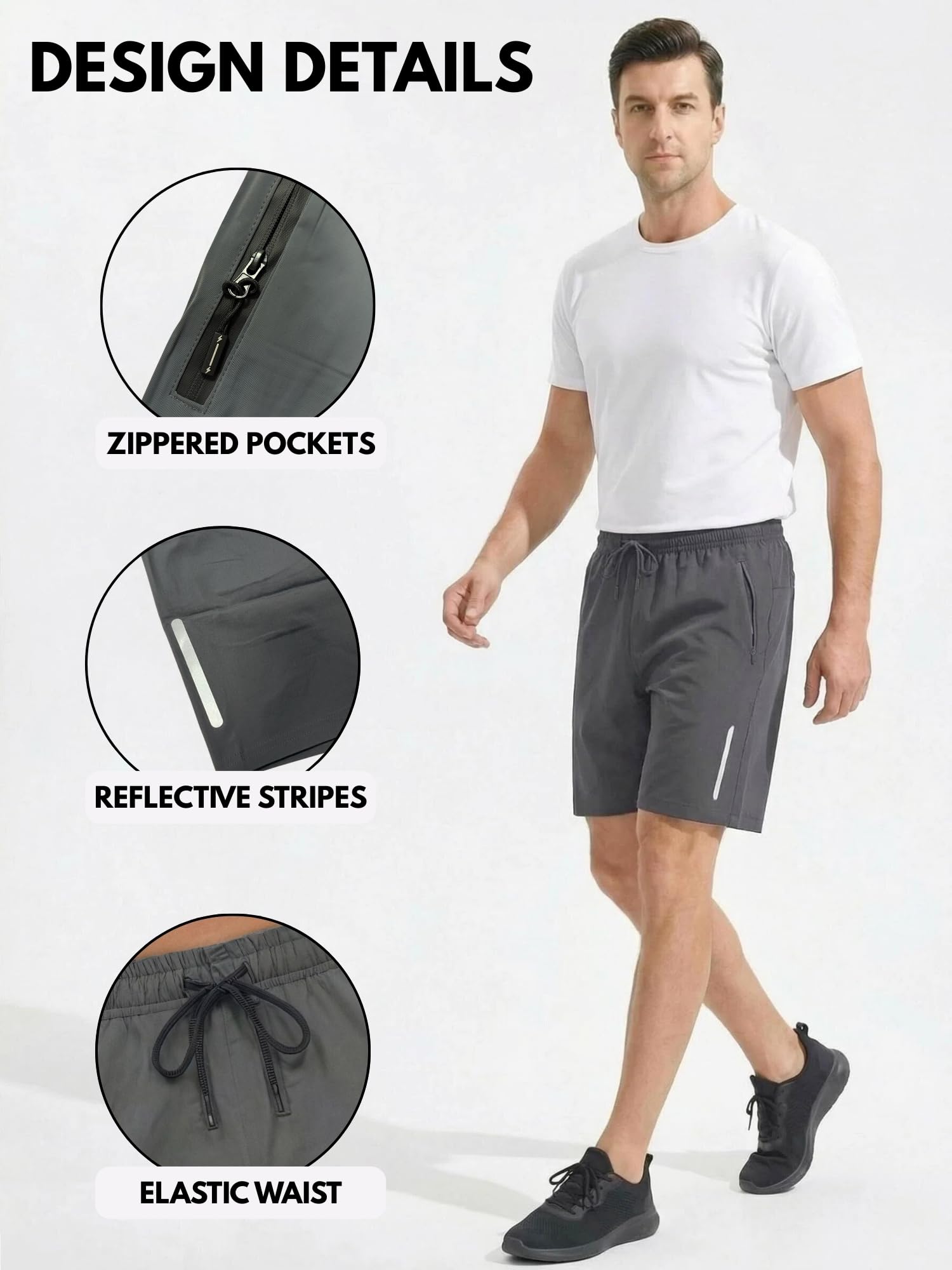 MAGIC SELECT Pantalon Corto de Chandal Hombre Deporte Bermudas Correr Shorts Deportivos
