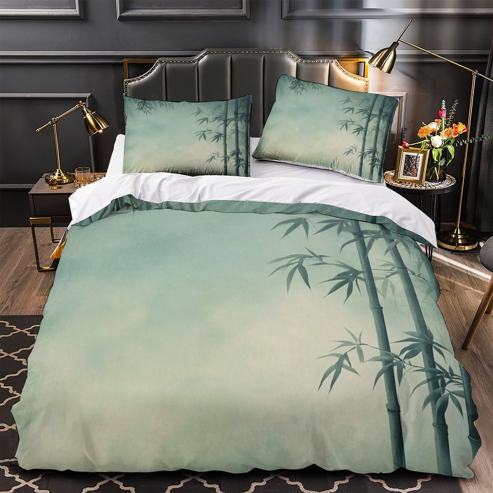 Parure de lit microfibre hypoallergique 3D forêt 260x220 pour enfants