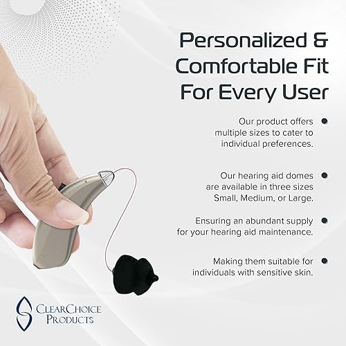 Miniatura 5 de Widex - Juego de 10 cúpulas para audífonos con doble punta de oído para una comodidad duradera