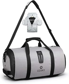 Amazon.com: Bolsa de ropa convertible con correa para el hombro, 2 en 1  para colgar maletas de viaje para llevar en ropa de viaje para hombres y  mujeres : Ropa, Zapatos y Joyería