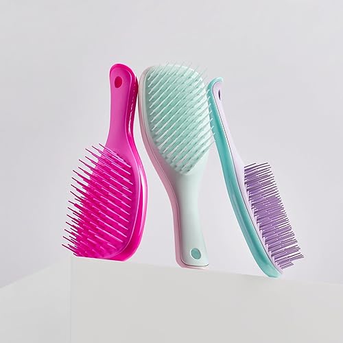 Vista 8 de Tangle Teezer Cepillo desenredante definitivo, elimina nudos y reduce la rotura, mini cepillo de pelo para viajes, manos pequeñas y todo