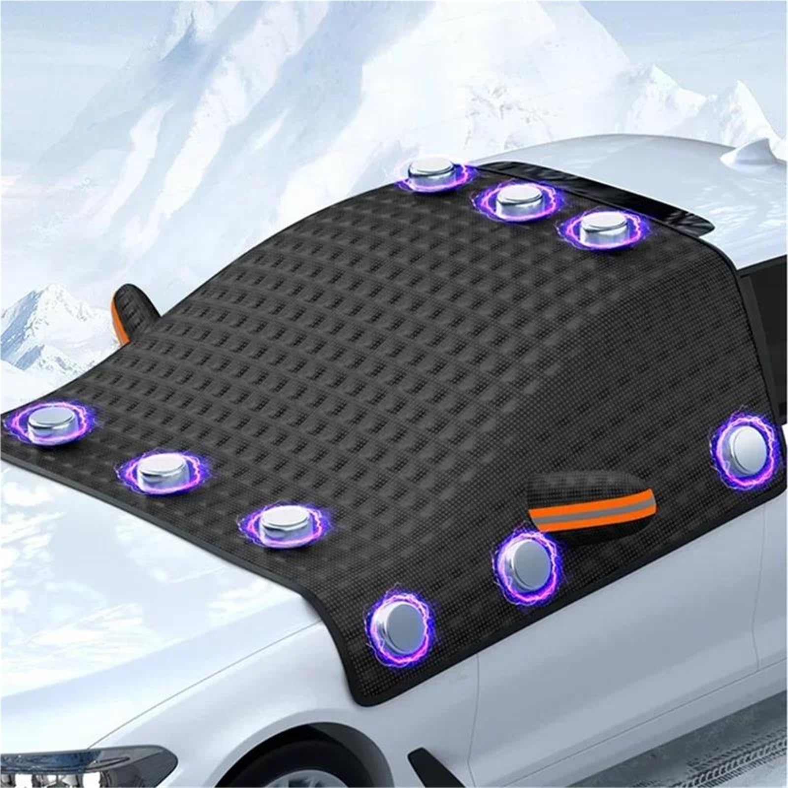 Copertura Parabrezza per Neve E Ghiaccio Coperture Antigelo Magnetiche per Parabrezza per Finestrini Auto