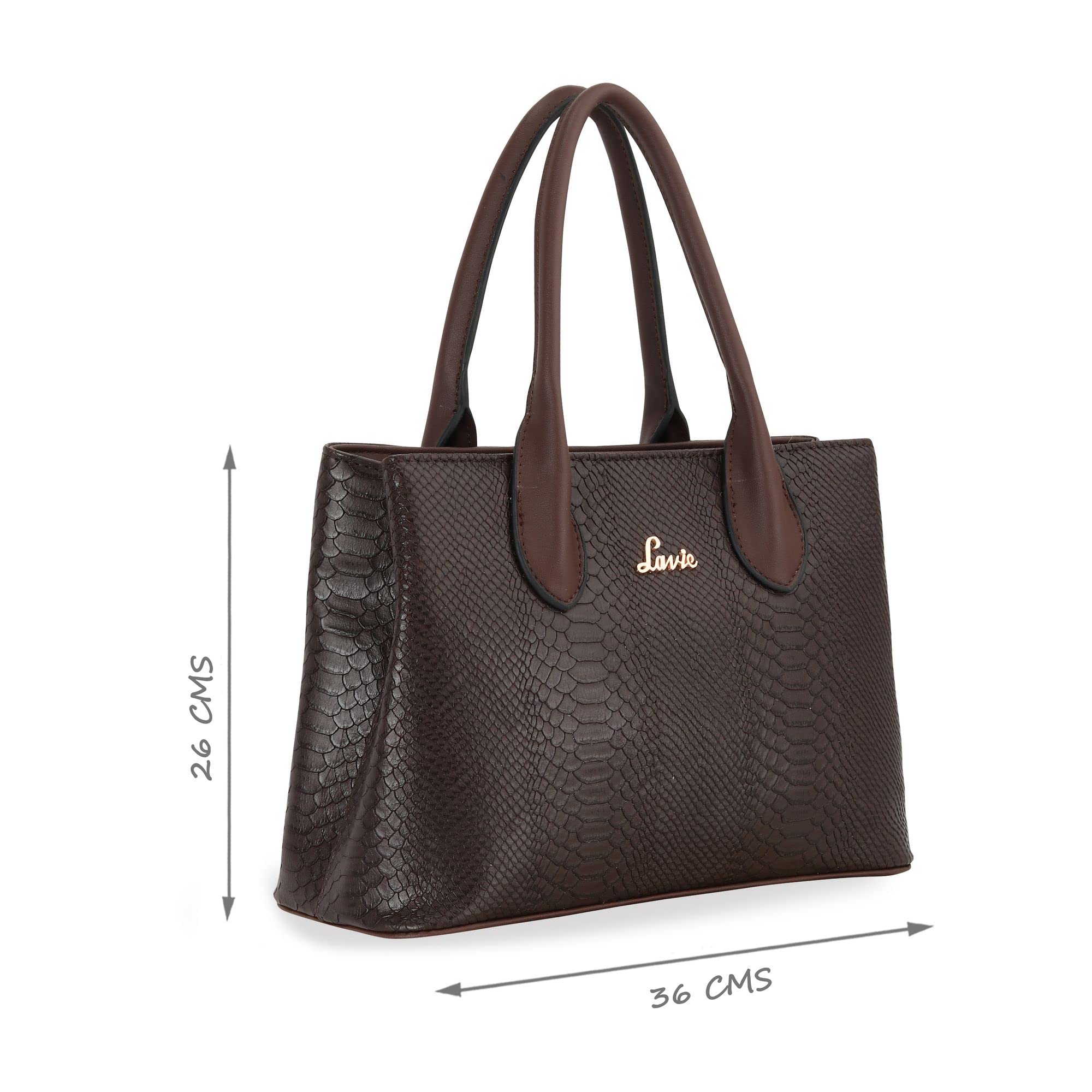 Lavie Women's Ficus Large Satchel Handbag for Women | Satchel Bag for Work | Ladies purse | Stylish Shoulder Bag | Gift For Women 2