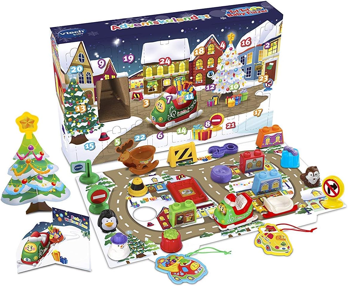 VTech 80-513004 TUT Baby Flitzer-Adventskalender Advent Calendar, Multicoloured