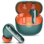 truke New Launch BTG Flex True Wireless in Ear Earbuds, Dual Pairing Ear Buds, 40ms Low Latency Gaming Mode, 60H Playtime Fast Charging, HiFi DSP Sound, Quad-Mic ENC, 13mm Driver,Bluetooth 5.4(Green)