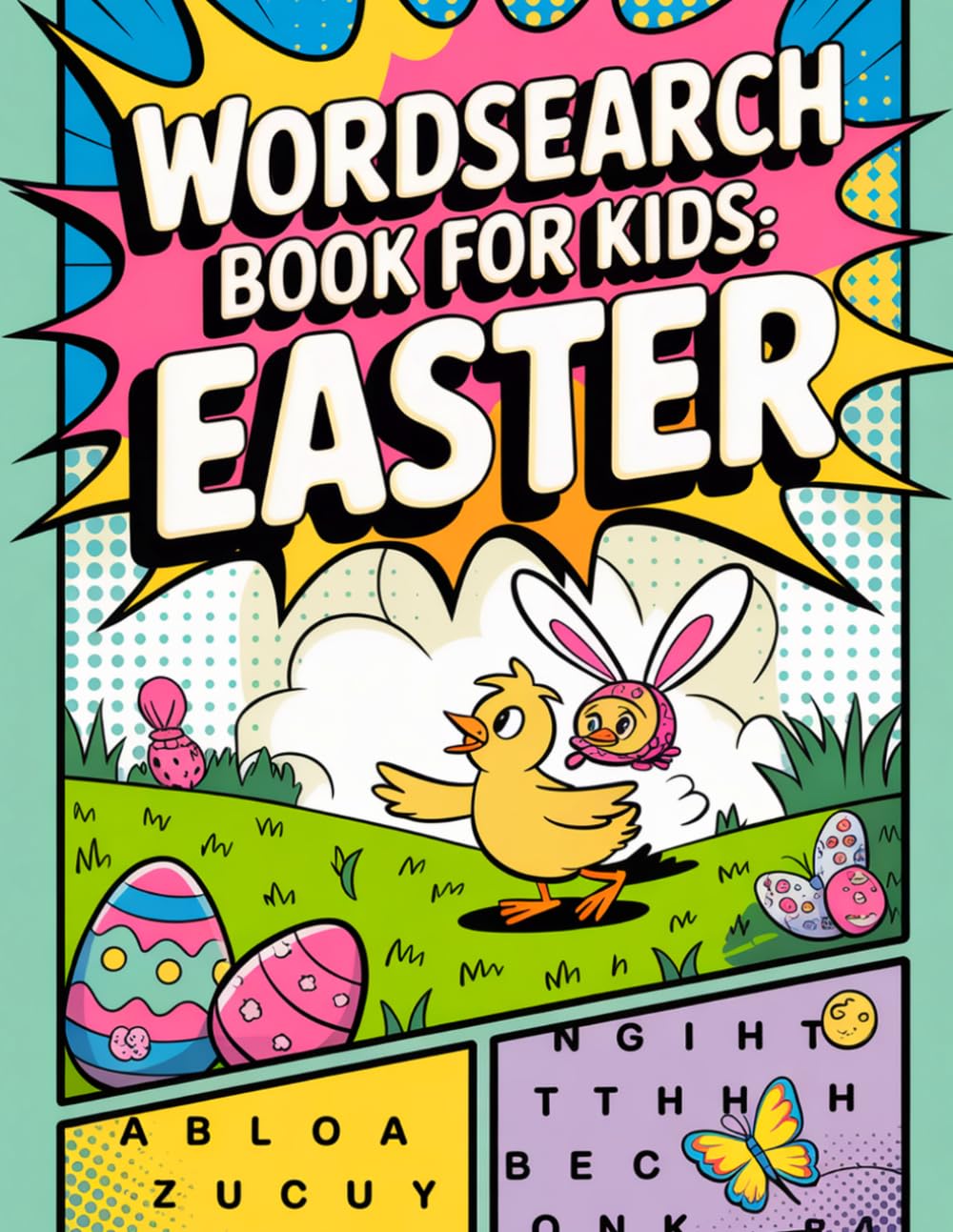 Wordsearch Book for Kids: Easter: Smart Word Hunt Workbook for Ages 9-12