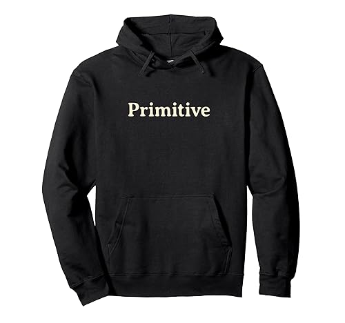 Primitive Classic Vintage Typography Pullover Hoodie
