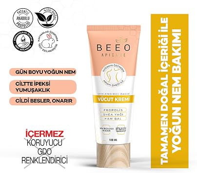Bee'o ApiCare Vücut Kremi, 100 ml