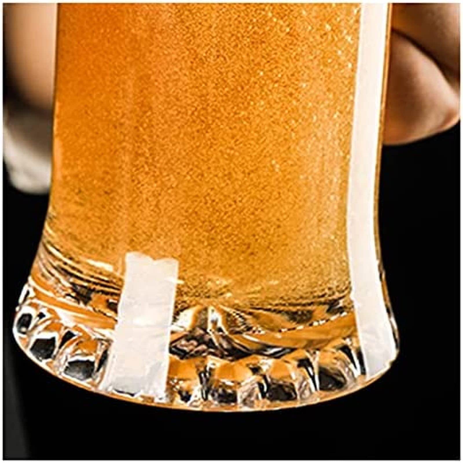 Bierkrüge aus Glas, Bierkrug aus Glas, traditionelles Bierkrug-Set, Bierkrüge mit Griffen, gefrierbare Biergläser, Bierkrug-Set mit 2–20 Unzen Pint-Becher, Bierkrug