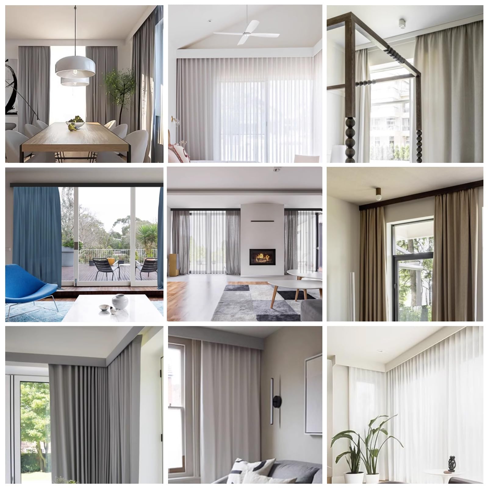 Vorhangschiene Gardinenschiene Deckenvorhangschienen-Gardinenstangen-Abdeckungsbox, 2 4 6 8 10 m Vorhangschienenboxen mit Magnetverschlüssen, Fenstergesims-Volantbox-Set für Terrasse/Terrasse/Schlafzi