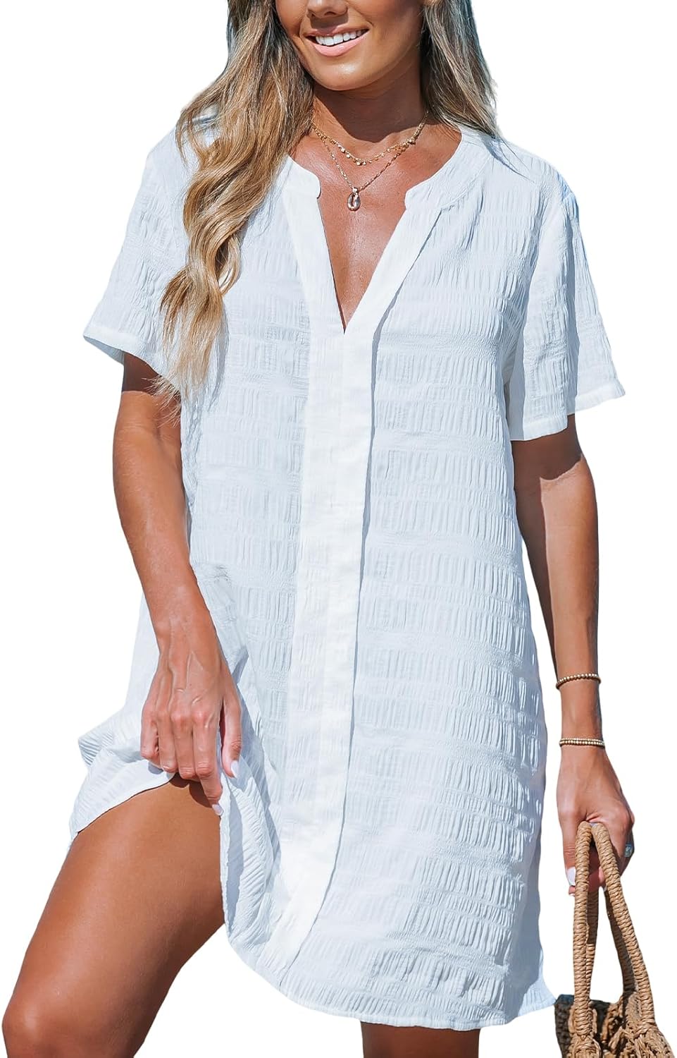 Cupshe MINI COVER UP - Strandaccessoire - pink