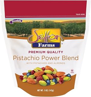 Setton Farms Pistachio Power Blend with Pistachios and Almonds, 5 oz Resealable Bag
