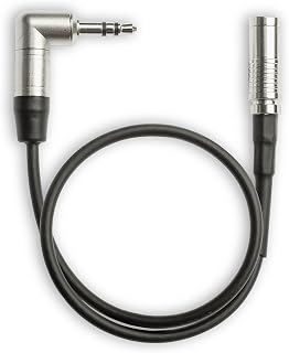 Tentacle SYNC Right-Angle 3.5mm to Straight DIN 1.0/2.3 Cable, 16-Inch