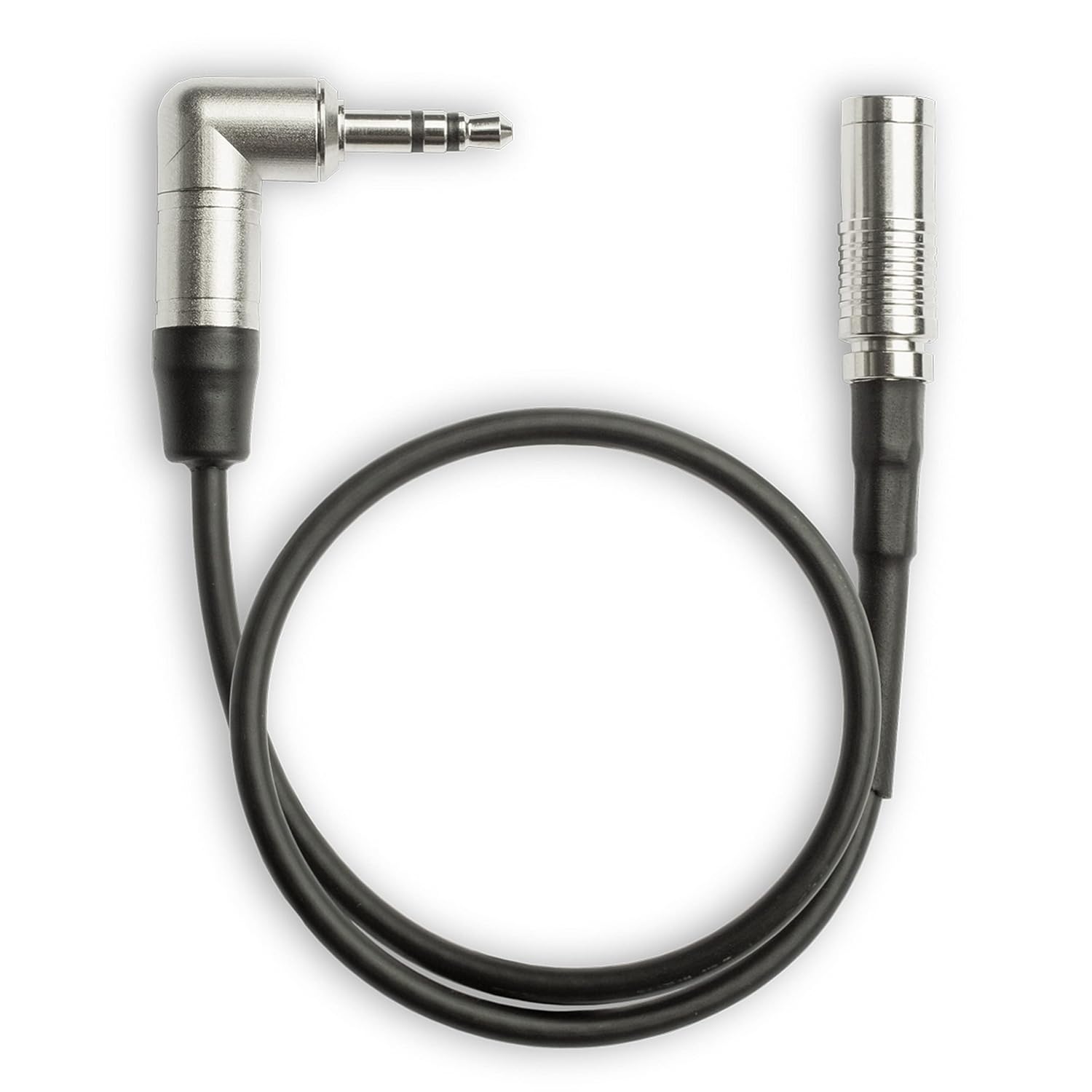 Tentacle SYNC Right-Angle 3.5mm to Straight DIN 1.0/2.3 Cable, 16-Inch