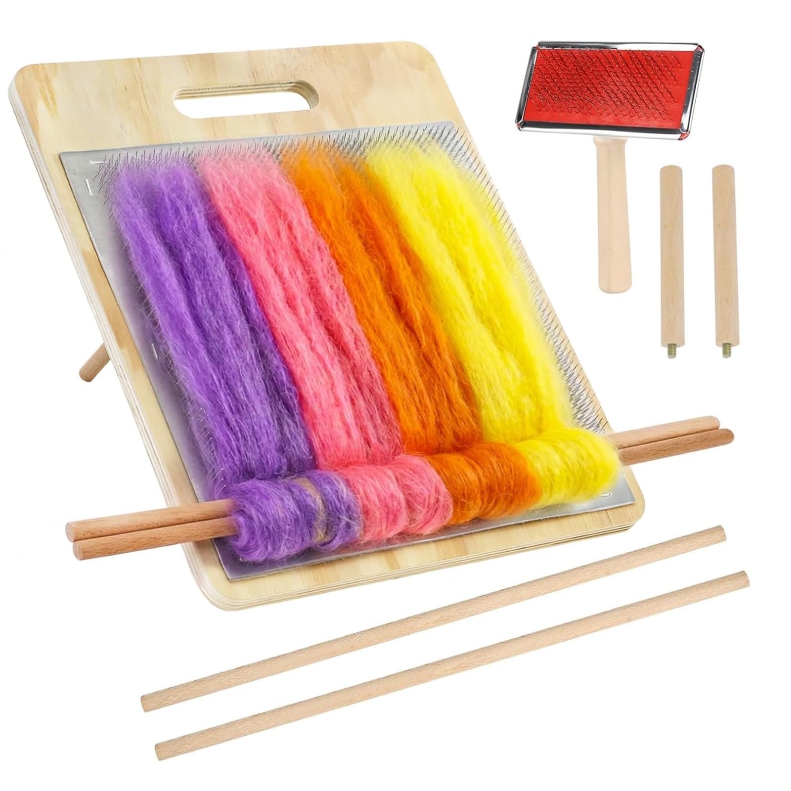 Photo 1 of DAIDAIWANG Wool Blending Board with Hand Carders