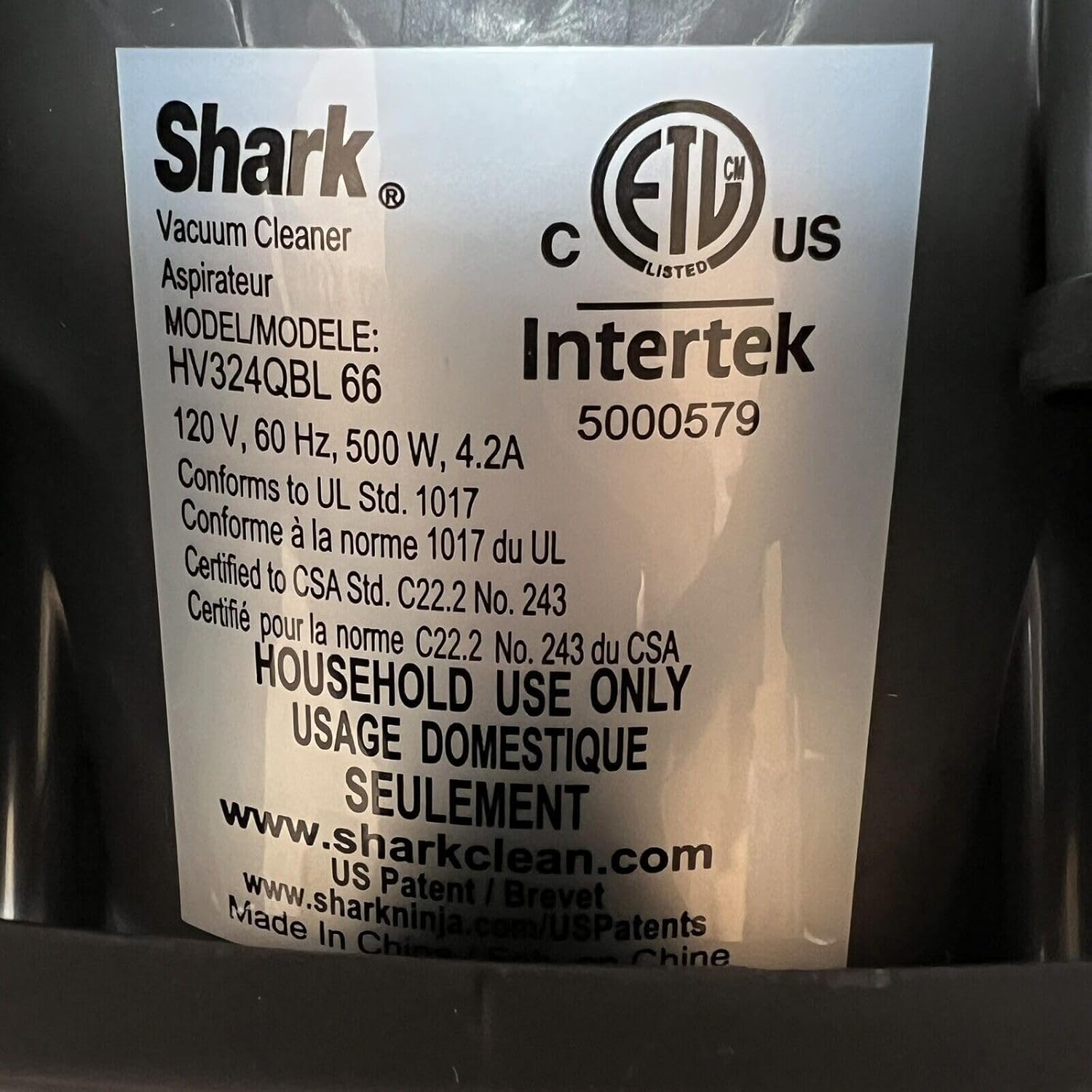 Shark Handheld Body Motor Head Assembly for HV324Q HV320 HV321 UV422 UV330 HV345 UV345 UV450 ZS350 ZS351 ZS352 Rocket DeluxePro Vacuum