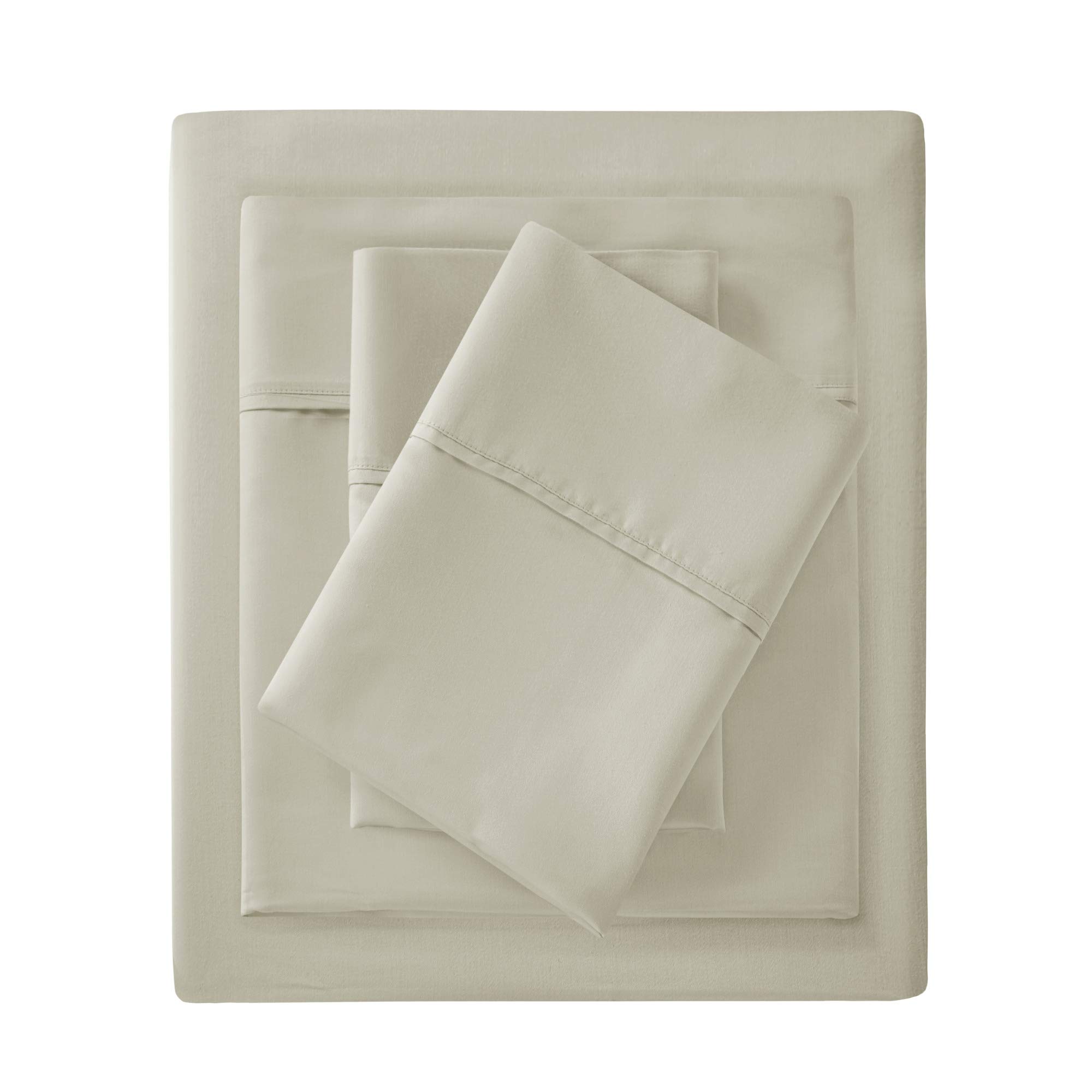 Madison Park 1500 Thread Count Sheet Set, King, Ivory
