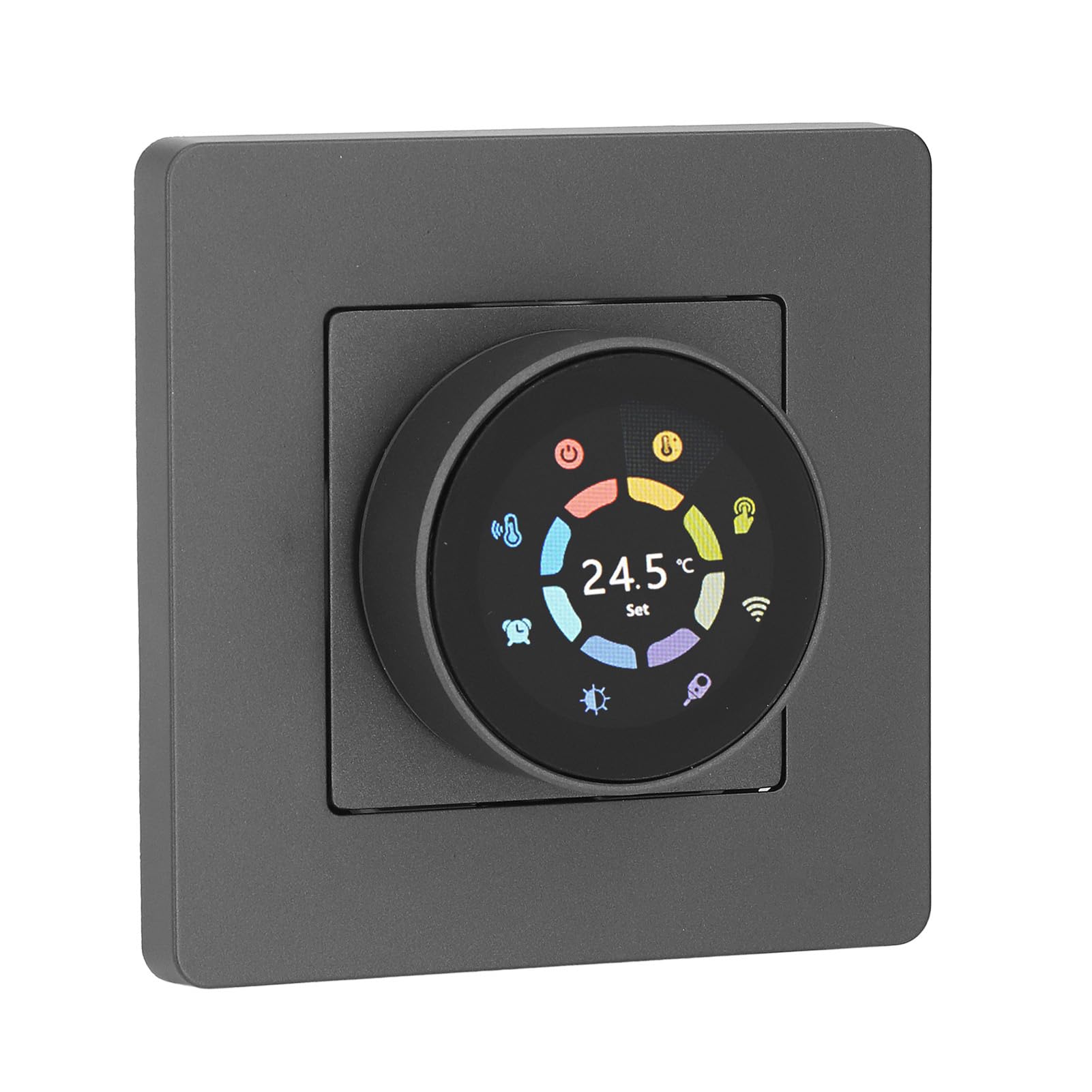 EMUKOEP Control de Calefacción de Retroiluminación Ajustable con Interruptor de Termostato Inteligente Versátil para Hoteles y Oficinas