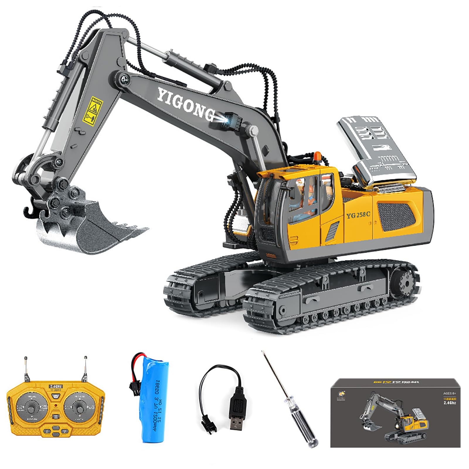 Amazon.com: GoolRC RC Excavator, 1:20 Scale RC Construction
