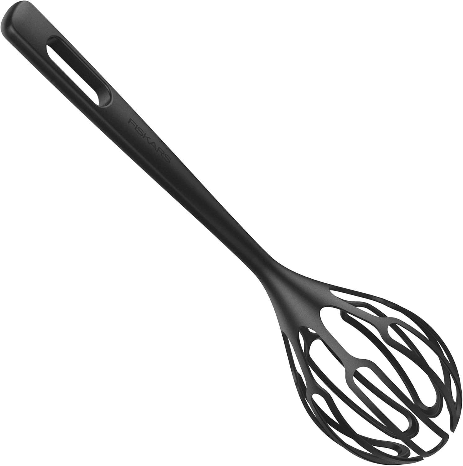 Fiskars Spiral Whisk, Length: 27 cm, Ø 6 cm, Synthetic Material, Functional Form, Black, 1014438
