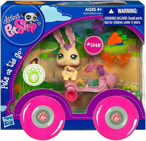 Miniatura 2 de Littlest Pet Shop Pets On the Go Series 1 - Conejito con scooter