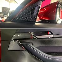 Vista 7 de Beautost Ajuste para Mazda CX-30 CX30 2020 2021 2022 2022 2023 2024 2025 2026 altavoz de puerta cubierta de panel de sonido (negro)