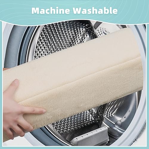 Miniatura 8 de BSAOUTZ Juego de 3 alfombras de baño de espuma viscoelástica, absorbentes, antideslizantes, de secado rápido, lavables a máquina, alfombras de