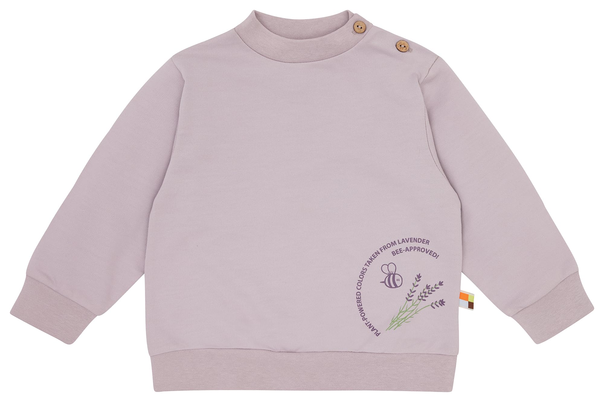 loud + proud Unisex Kinder Mit Pflanzenfarben Gefärbt, GOTS Zertifiziert Sweatshirt