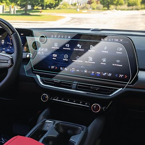 Vista 24 de Protector de Pantalla de Coche para 2015 2016 2017 2018 2019 Cadillac CTS Accesorios Navegación Pantalla Táctil Protector de Película de Vidrio