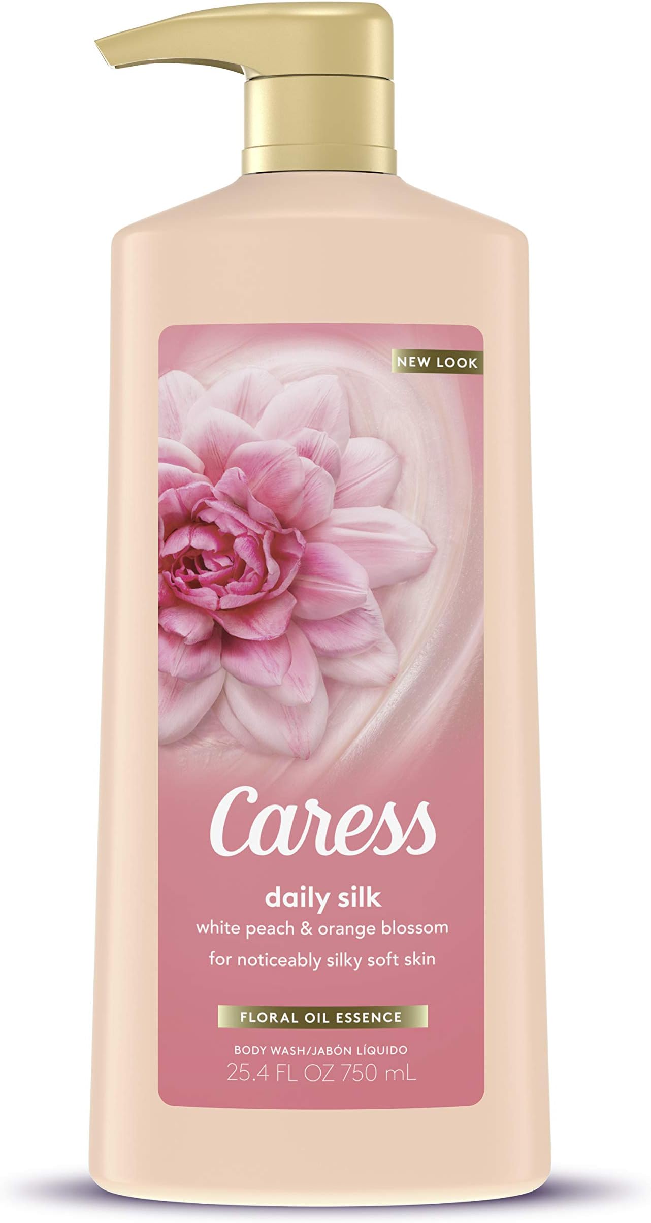 Hydrating Body Wash with Pump For Noticeably Silky Soft Skin Daily Silk Extract and Floral Oil Essence 25.4 oz