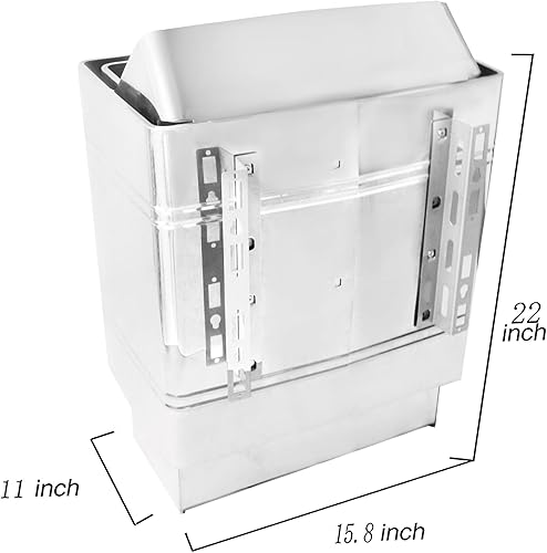 Miniatura 4 de AYCHLG Rocas de sauna Piedras de sauna Roca volcánica, caja de roca volcánica de 36 libras para sauna de vapor, piedra de sauna